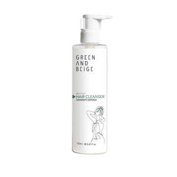 Green And Beige Dandruff Defence Hair Cleanser