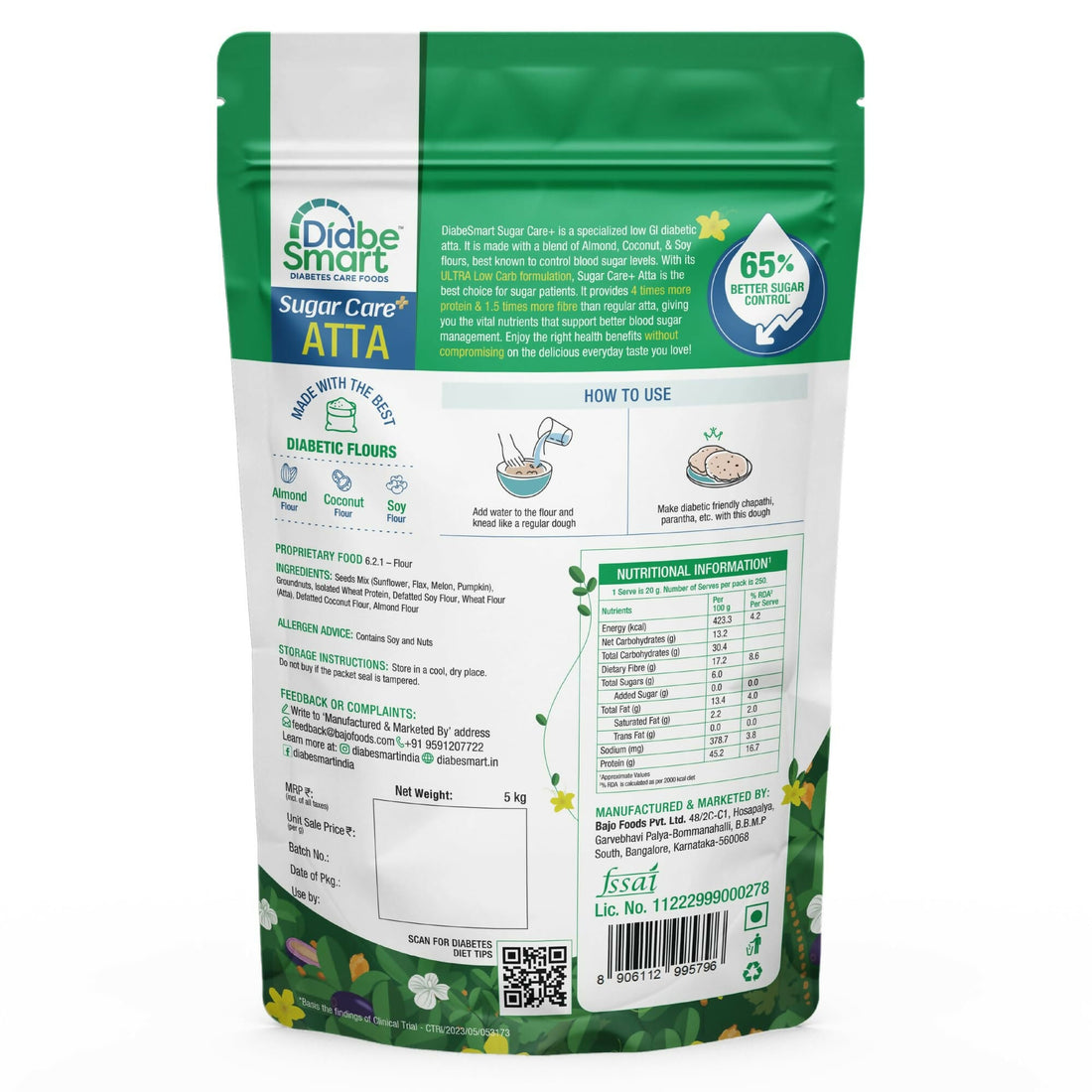 DiabeSmart Sugar Care Plus Atta