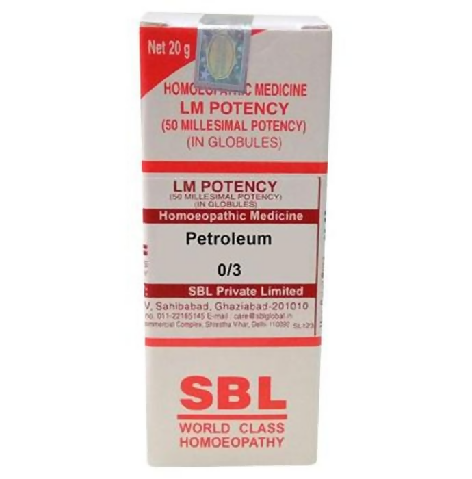 SBL Homeopathy Petroleum Globules