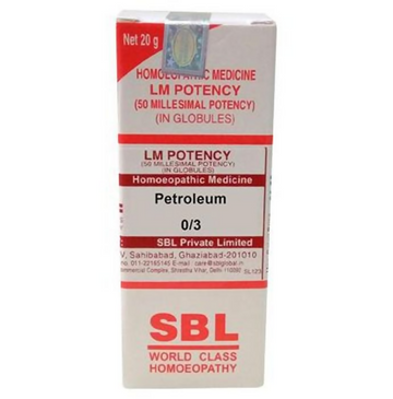 SBL Homeopathy Petroleum Globules