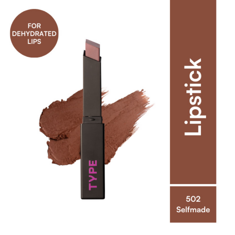 Type Beauty Cream Matte Lipstick For Pigmented Lips - 502 Self Made