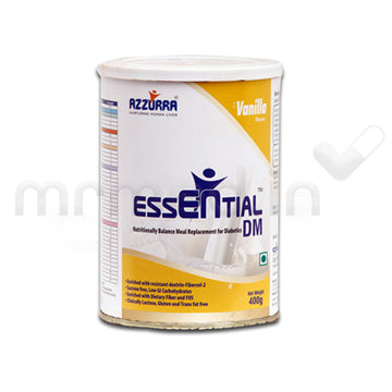 Azzurra Essential DM Nutrition Powder for Diabetics - Vanilla Flavour