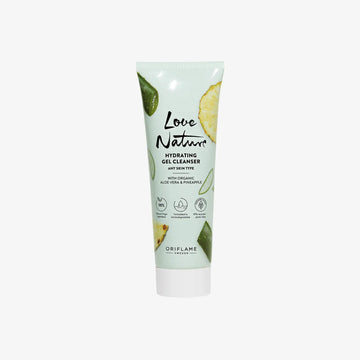 Oriflame Love Nature Hydrating Gel Cleanser with Organic Aloe Vera & Pineapple
