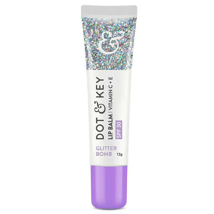 Dot & Key Glitter Bomb Lightweight Vitamin C + E & SPF 30 PA+++ Lip Balm