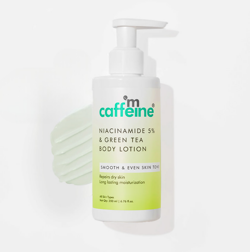 mCaffeine Green Tea & 5% Niacinamide Serum Body Lotion