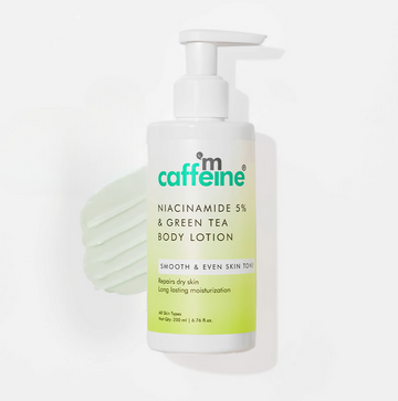 mCaffeine Green Tea & 5% Niacinamide Serum Body Lotion