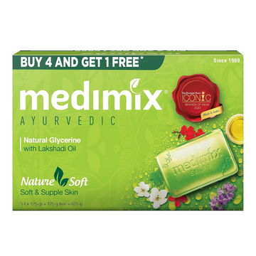 Medimix Ayurvedic Natural Glycerine Bathing Soap with Lakshadi Oil