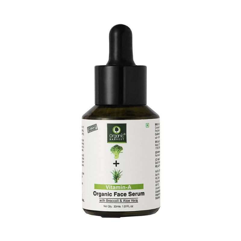 Organic Harvest Vitamin A Organic Face Serum with Broccoli & Aloe Vera