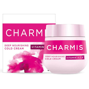 Charmis Deep Nourishing Cold Cream with Vitamin C, A and E for Glowing and Moisturized Skin