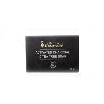 Skinska Natural Activated Charcoal & Tea Tree Soap