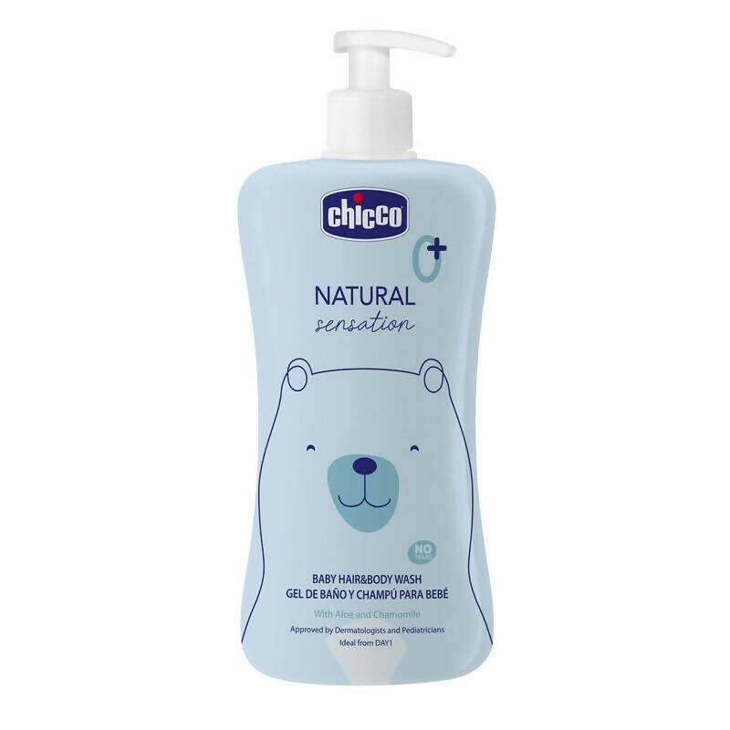Chicco Baby Natural Sensation Hair & Body Wash With Aloe & Chamomile