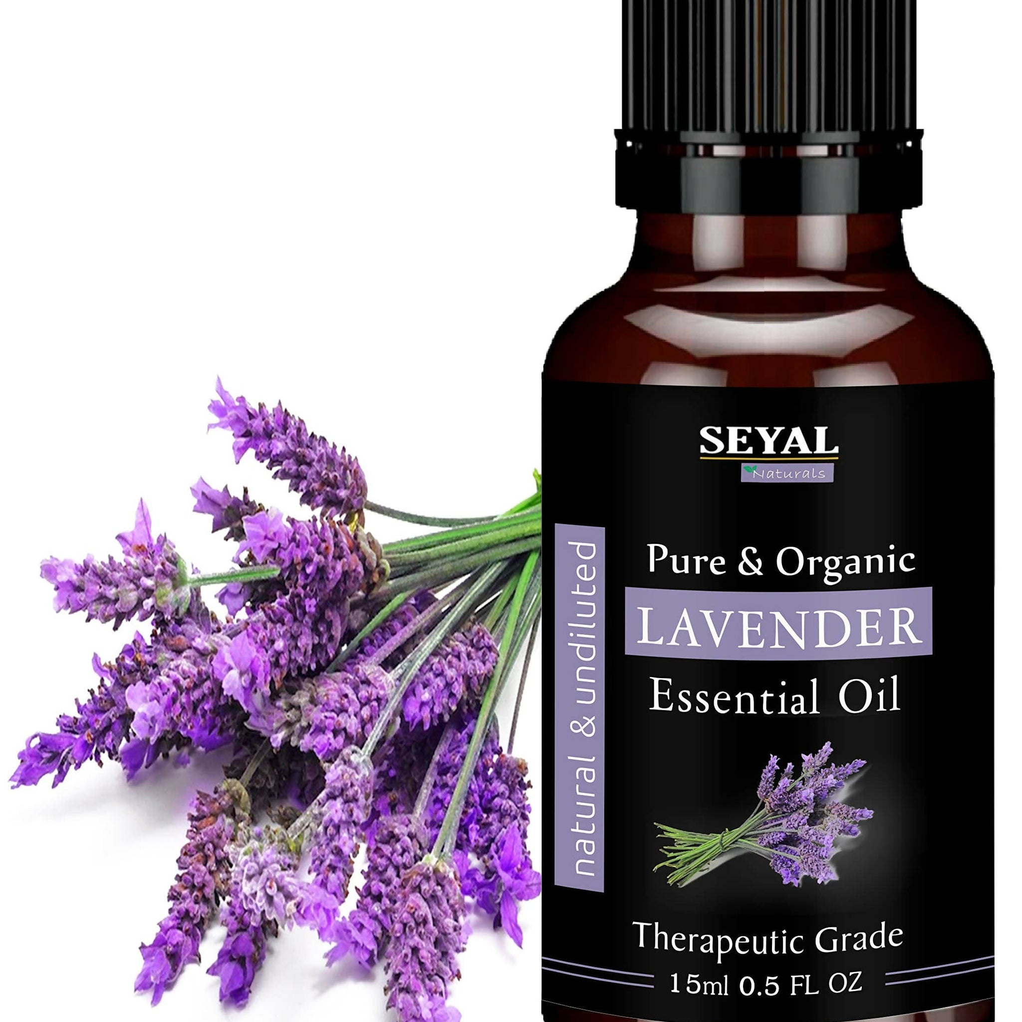 Seyal Naturals Lavender Essential Oil for Skin & Hair Care