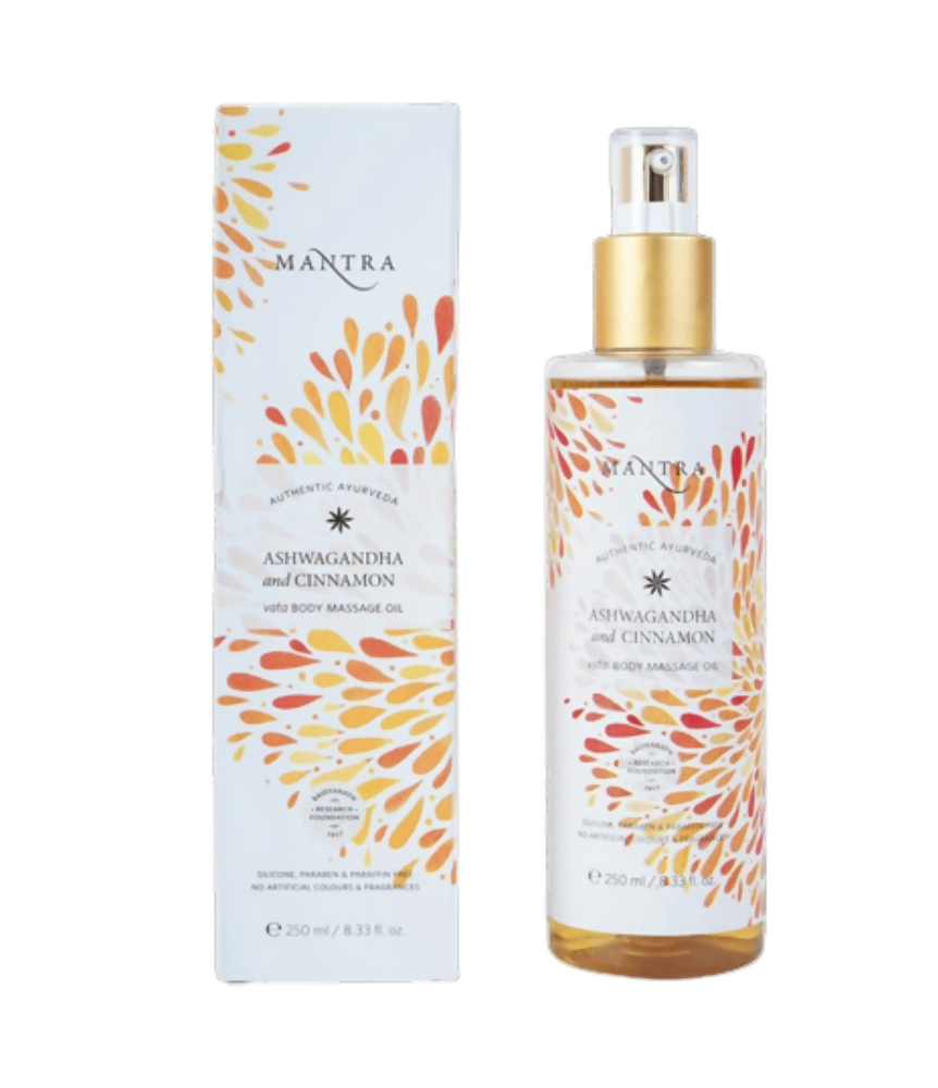 Mantra Herbal Ashwagandha & Cinnamon Vata Body Massage Oil