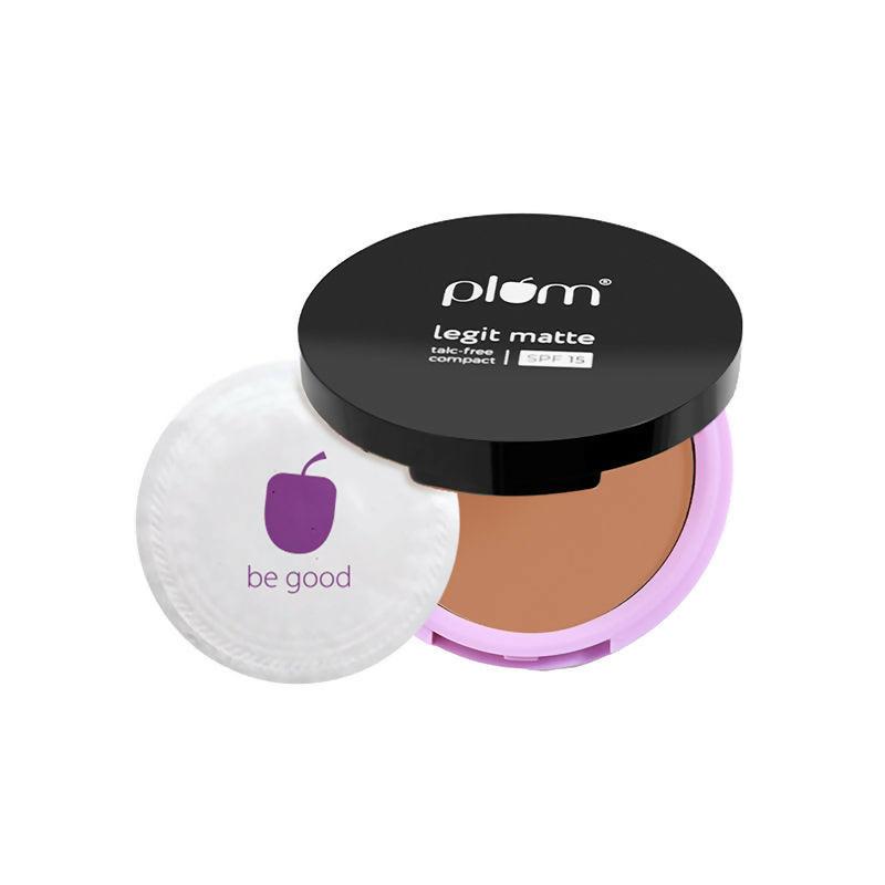 Plum Legit Matte Talc-Free Compact With SPF15 - Divine Dusk 135 N