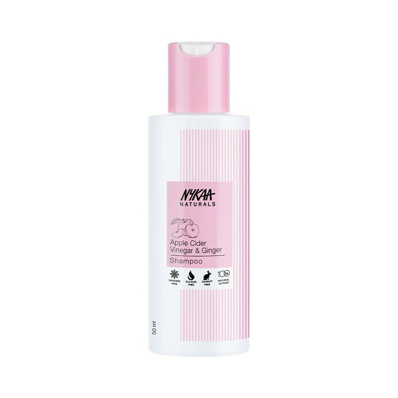 Nykaa Naturals Anti-Dandruff - Free Shampoo with Apple Cider Vinegar, Ginger & Tea Tree Oil