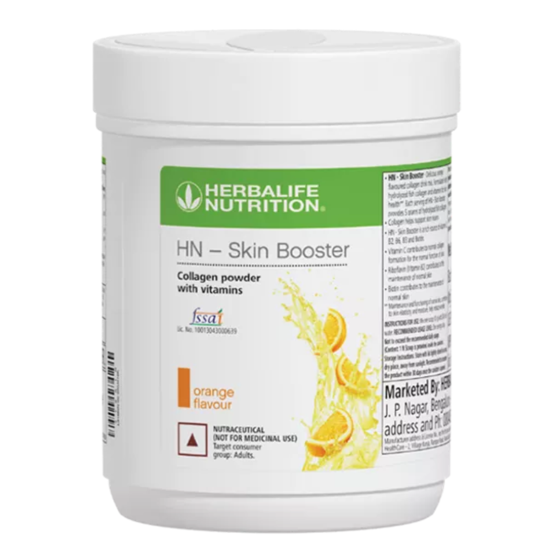 Herbalife Skin Booster Collagen Drink - Orange Flavor