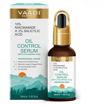 Vaadi Herbals Oil Control Serum With 10 % Niacinamide & 2% Salicylic Acid