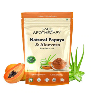 Sage Apothecary Natural Papaya & Aloevera Powder Mask