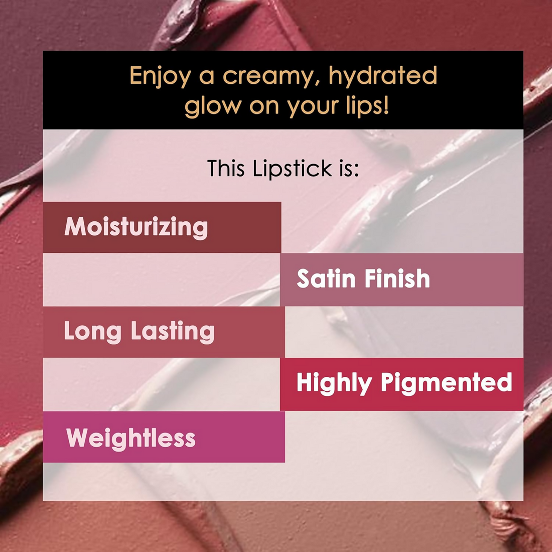 Good Vibes HydraGlow Creme Lipstick - Majestic Red