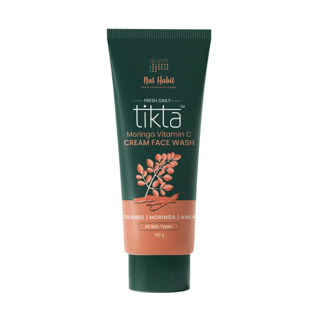 Nat Habit Moringa Vit-C Tikta Cream Face Wash