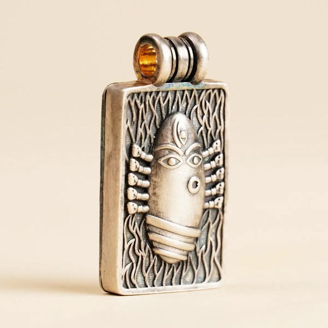 Isha Life Linga Bhairavi Silver Pendant