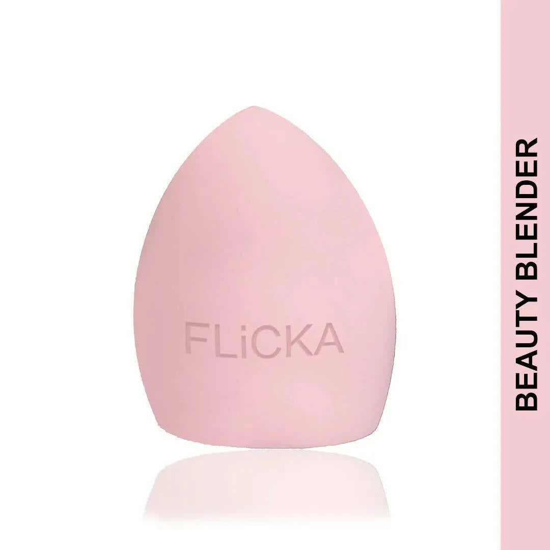 FLiCKA Beauty Blender with Case Pink (Makeup Sponge)