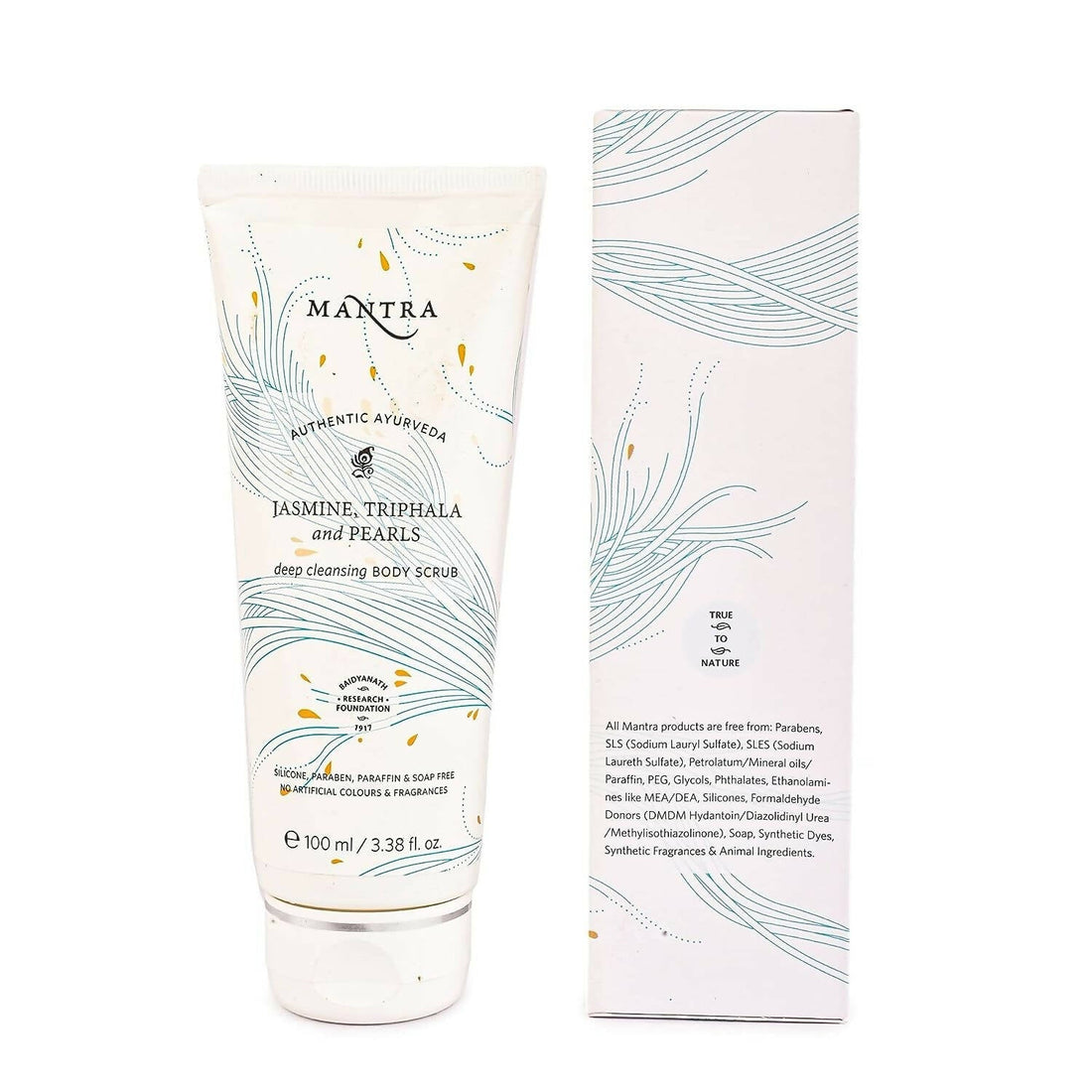 Mantra Herbal Jasmine, Triphala and Pearls Deep Cleansing Body Scrub