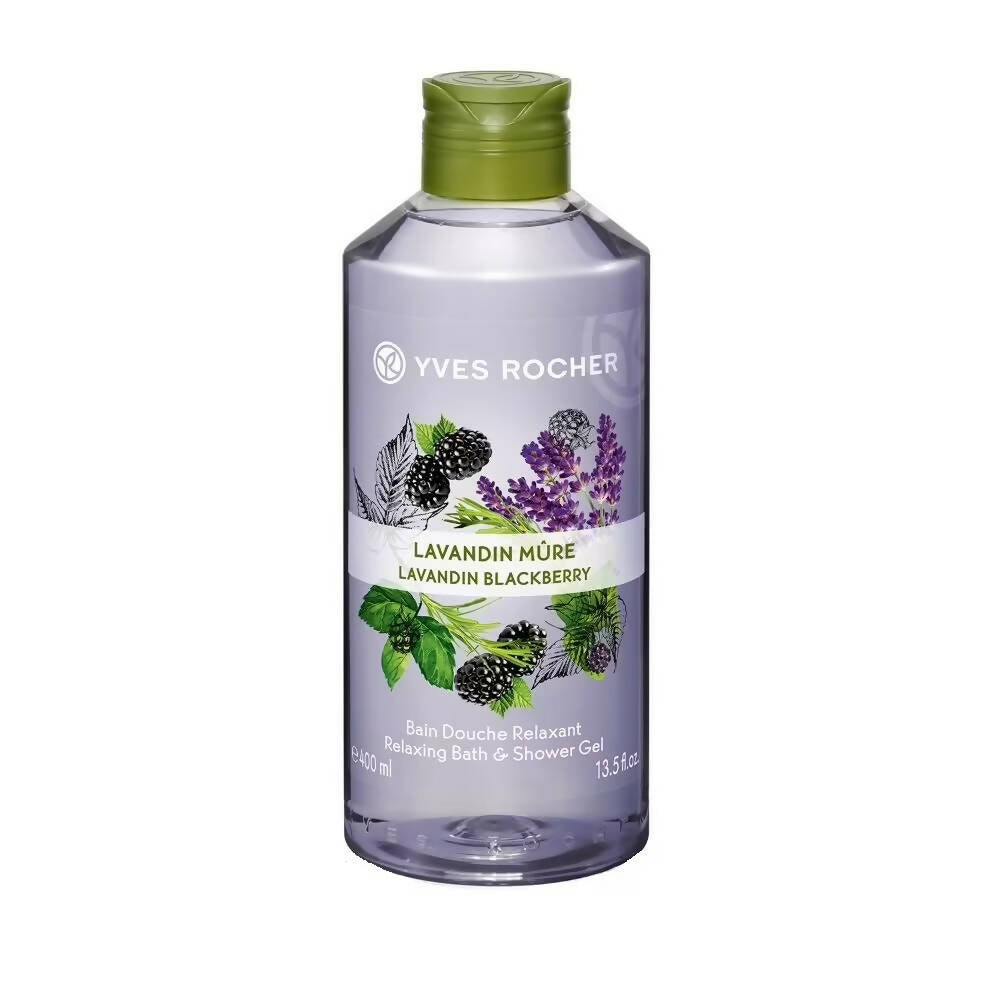 Yves Rocher Relaxing Bath & Shower Gel - Lavandin Blackberry