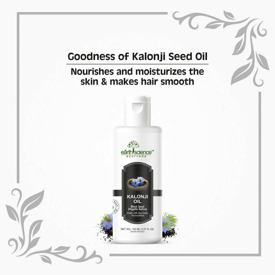 Earth Science Ayurveda Pure Kalonji Hair Oil