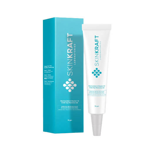 SkinKraft Niacinamide & Vitamin C+E Under Eye Recovery Gel