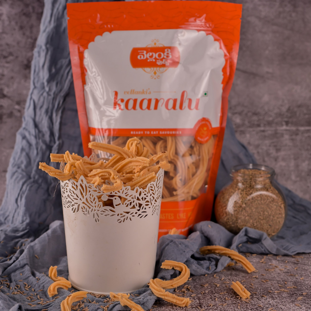 Vellanki Foods Murukulu | Ready to Eat Snacks | Flavorful Namkeens | No Artificial Preservatives