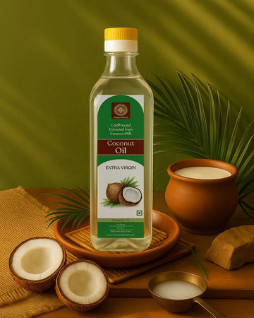 Kalagura Gampa Extra Virgin Coconut Oil (Cold Pressed) (Extracted from Coconut Milk)