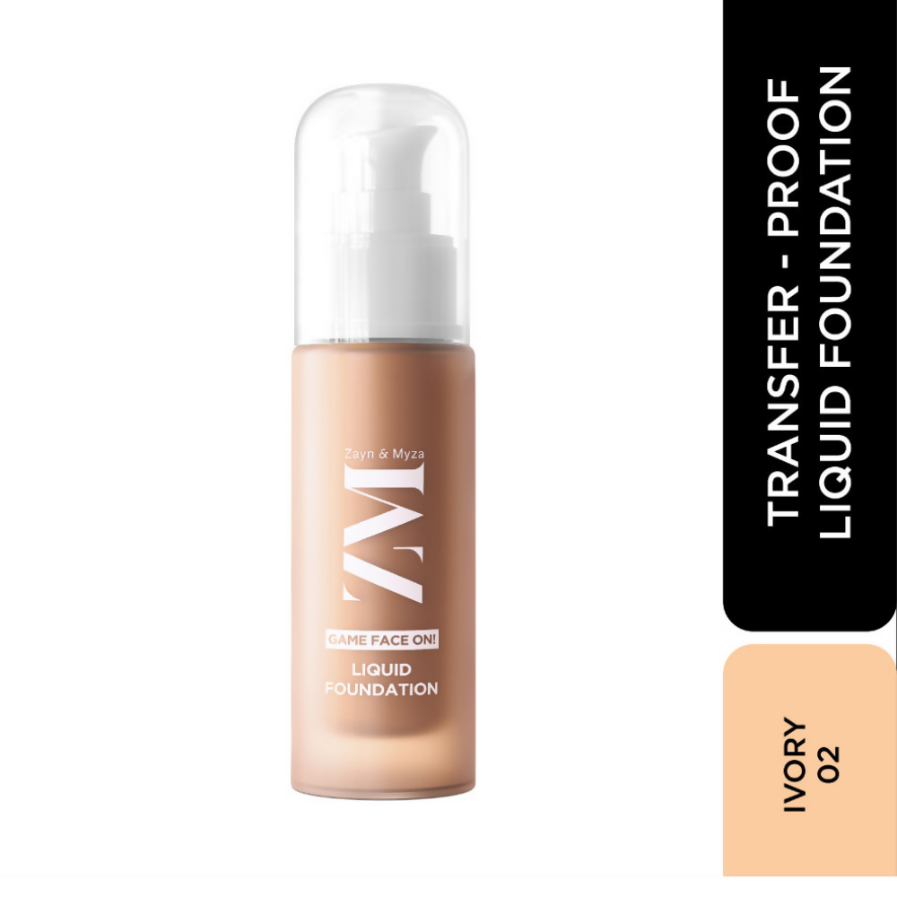 Zayn & Myza Game Face On Liquid Foundation With SPF 25 - Ivory