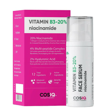 Cos-IQ Niacinamide Vitamin B3-20% Face Serum for Ultra Sensitive Skin