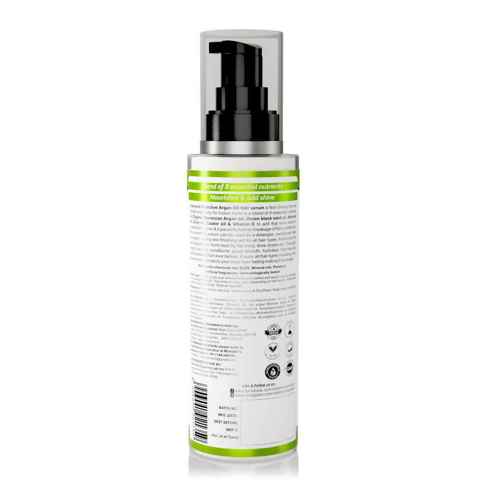 Volamena Proactive Argan Oil Hair Serum