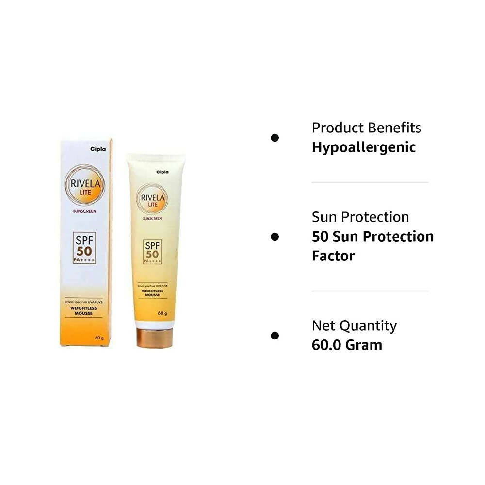 Rivela Lite Sunscreen SPF 50