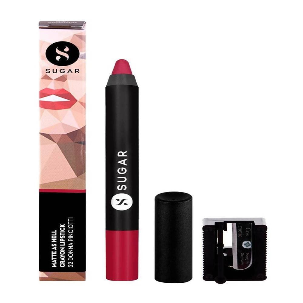 Sugar Matte As Hell Crayon Lipstick - Donna Pinciotti (Magenta Pink)