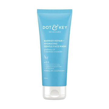 Dot & Key Barrier Repair Hydrating Gentle Face Wash For Dry, Normal & Sensitive Skin With Hyaluronic & Rice Water