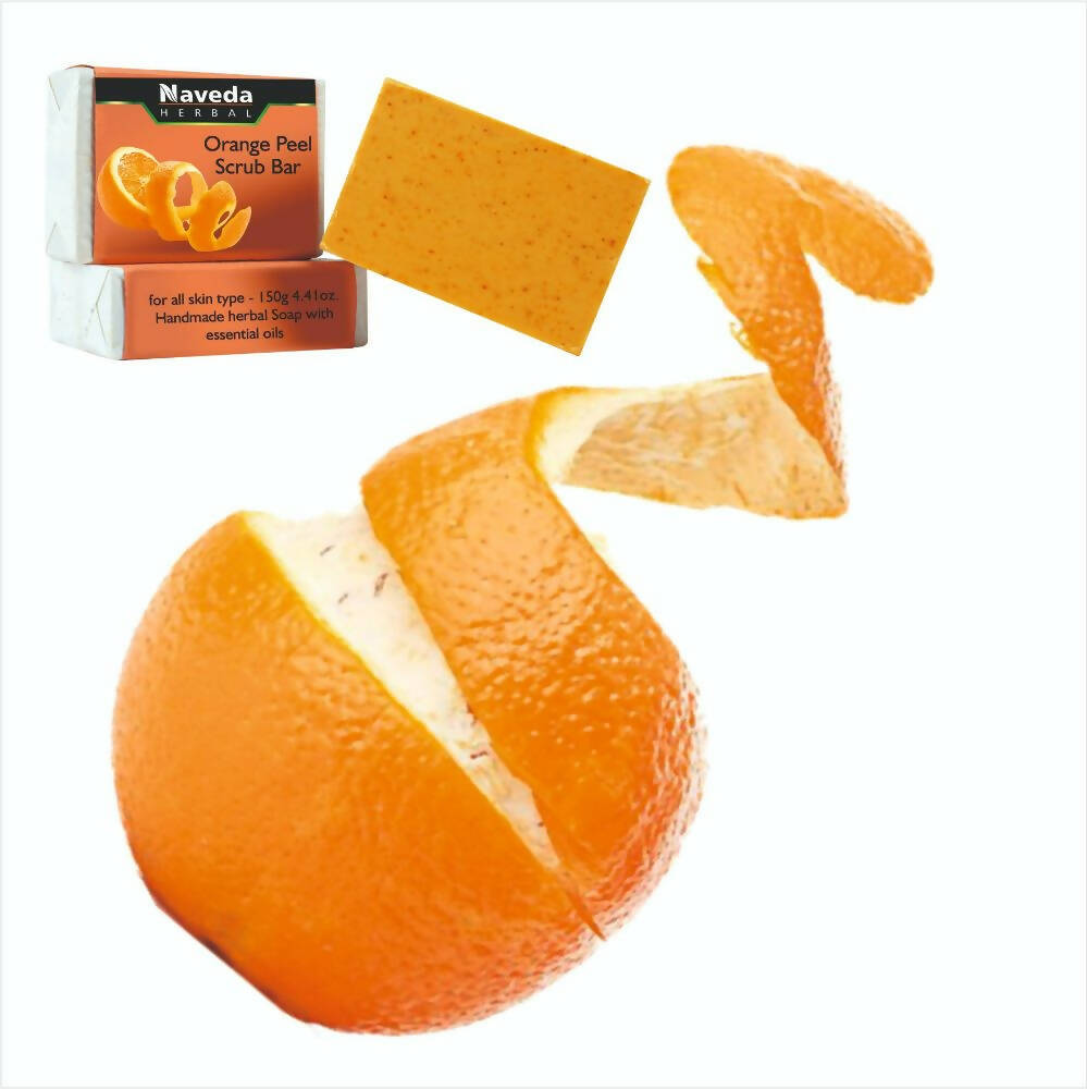 Naveda Herbal Orange Peel Scrub Bar