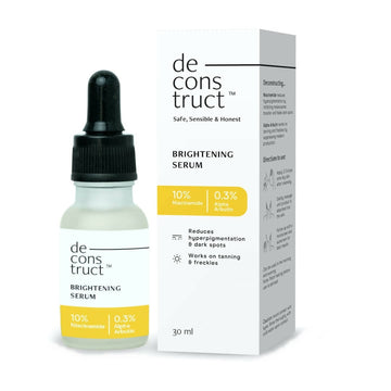 Deconstruct Brightening Serum  10% Niacinamide + 0.3% Alpha Arbutin Face Serum for Pigmentation & Dark Spots