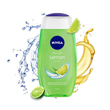 Nivea Body Wash Lemon & Oil Shower Gel - Pampering Care & Refreshing Scent
