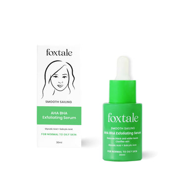 Foxtale 2% Salicylic Acid AHA BHA Exfoliating Serum with Niacinamide, Fights Acne, Reduces Blackheads & Whiteheads, Reduces Excess Oil & Bumpy Texture