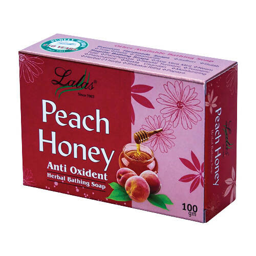 Lalas Peach Honey Herbal Bathing Soap