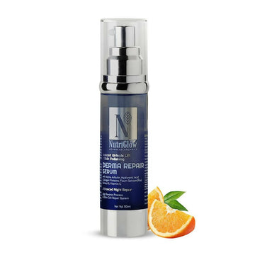NutriGlow Advanced Organics Instant Wrinkle Lift & Skin Polishing Derma Repair Face Serum