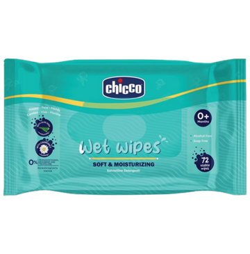 Chicco Wet Wipes Soft & Moisturizing